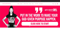 Desktop Screenshot of godlywoodgirl.com